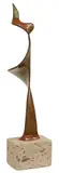 Jonas Gutierrez Castillo, Abstract Form, Patinated bronze sculpture
