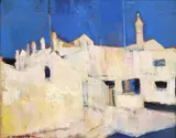 Alexey Krasnovsky, Tavira, Portugal, oil on canvas