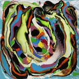 Inner Journey by Petronella Greer, acrylic on stretched canvas, sold Apr 2024