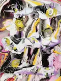 Petronella Greer, Ghostly Dreams, acrylic on stretched canvas
