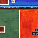 Judy Copland, Pattern and Shapes, 2008, acrylic on board