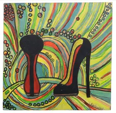 Best Foot Forward by Judy Copeland, Acrylic on board, sold Apr 2024