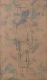 Paul Klee, Standing Figure, serigraph on paper