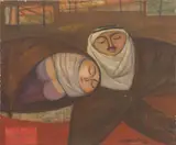 Ismail Al-Sheikhly, Tranquility, oil on stretched canvas