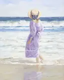 Sally Swatland, Looking Towards Catalina, oil on canvas
