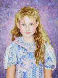Mazie Pannell, Angela, oil on canvas