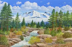 Manuel Garza, The Rockies, oil on canvas