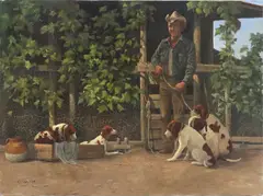 Loretta Taylor, Pride of the Country, oil on stretched canvas