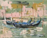 Darin Wood, Venice, oil on canvas