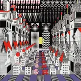 Pedro Friedeberg, La Nariz de Cleopatra, silkscreen print in colors on paper