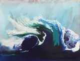 Julie Marcum, Capturing the Moment, acrylic resin painting on stretched canvas