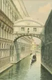 Alberto Trevisan, Bridge of Sighs on Rio del Palazzo, watercolor painting on paper