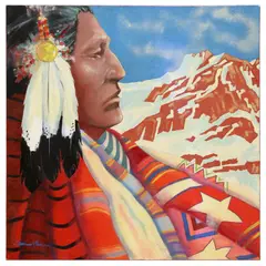 Cameron Elliot Graham, Many Robes, oil on stretched canvas