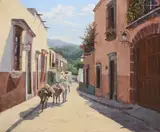 Fran Ellisor, San Miguel de Allende, oil on canvas