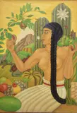Jose Gonzalez Camarena, Allegory of Mixed Race Mexico, oil on canvas