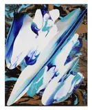 White Out by Petronella Greer, acrylic on stretched canvas, sold Feb 2024