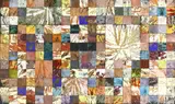 Zingaro, Verandah, vitreous enamel collage on board