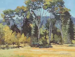 Robert A. Daughters, Early Fall, oil on canvas