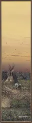 Daniel Maldonado, Sundown Splendor, watercolor painting on paper