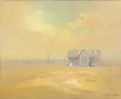 Home on the Plains by Carl J. Smith, oil on canvas, offered Jan 2024