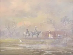After the Rain by Carl J. Smith, oil on canvas, offered Jan 2024