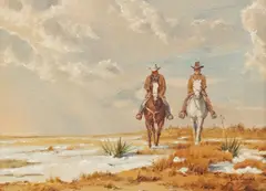 David Sanders, Going Home, oil on canvas