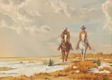 David Sanders, Going Home, oil on canvas