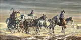 Paul A. Rossi, Waiting for His Majesty, the Biscuit Roller, oil on canvas