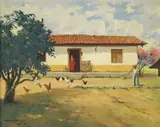 Orózio Belém, Abstract, oil on canvas