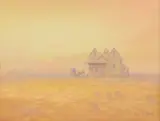 Carl J. Smith, Prairie Mansion, oil on canvas