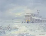 Carl J. Smith, Leavin', oil on canvas