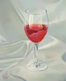 Dalhart Windberg, Red Wine, oil on board