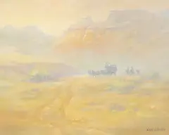 Carl J. Smith, Palo Duro Stage, oil on canvas