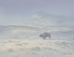Carl J. Smith, Winter Range, oil on canvas
