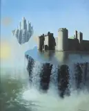 Jim Warren, Surrealist Castles, oil on canvas