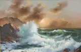 Donald "Buck" Paulson, Buck, oil on canvas