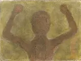 Hombre frente al cielo by Rufino Tamayo, mixografia print on paper, offered Nov 2023