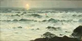 William Ayerst Ingram, Ocean Waves, oil on canvas