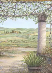 Joe Sambataro, Il Trebbio East, oil on canvas