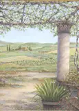 Joe Sambataro, Il Trebbio East, oil on canvas