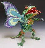 Felipe Linares, Felipe Linares (Mexican, Folk art painted cartoneria (papier-mache) alebrije sculpture