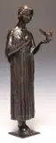 Armand Martial, La Liberte, Patinated bronze sculpture