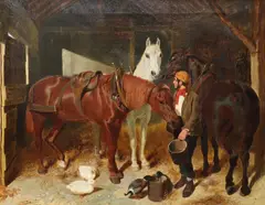 John Frederick Herring, Sr., Prepared by Charles Roberson, Long Acre, oil on canvas