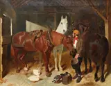 John Frederick Herring, Sr., Prepared by Charles Roberson, Long Acre, oil on canvas