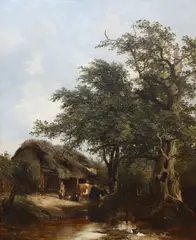 Bucolic Landscape with Cattle by Sidney Richard Percy, oil on canvas, offered Sep 2023