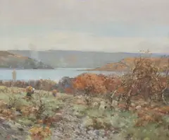 David Fulton, Autumn Morning, oil on canvas