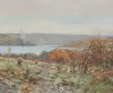 David Fulton, Autumn Morning, oil on canvas