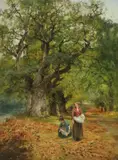 Yeend King, Women Gathering Twigs