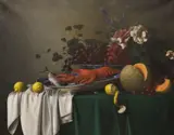 William J. Rodgers, Dutch Still Life with Lobster, oil on canvas