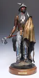 Michael Westergard, The Legend Maker, Patinated and cold painted bronze sculpture